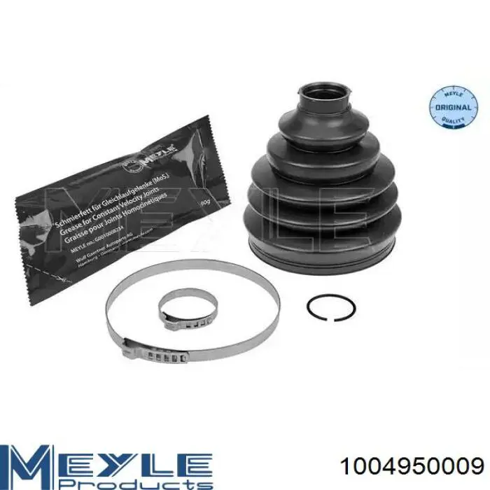 Bota de proteção externa de junta homocinética do semieixo dianteiro Meyle 1004950009 preço, a partir de 17,31 USD