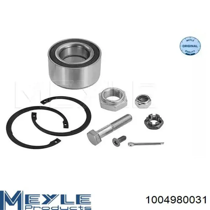 Rolamento de cubo dianteiro Meyle 1004980031 preço, a partir de 23,92 USD