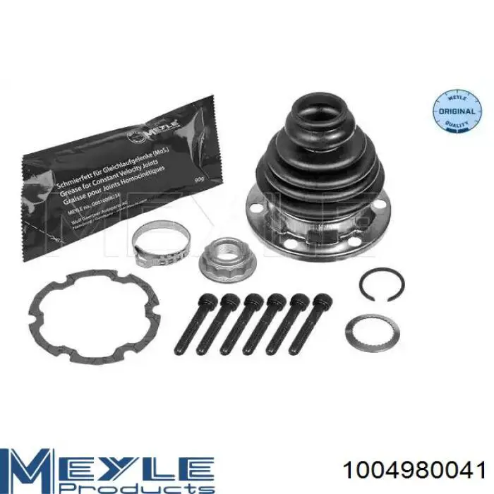 Bota de proteção interna de junta homocinética do semieixo traseiro Meyle 1004980041 preço, a partir de 17,62 USD