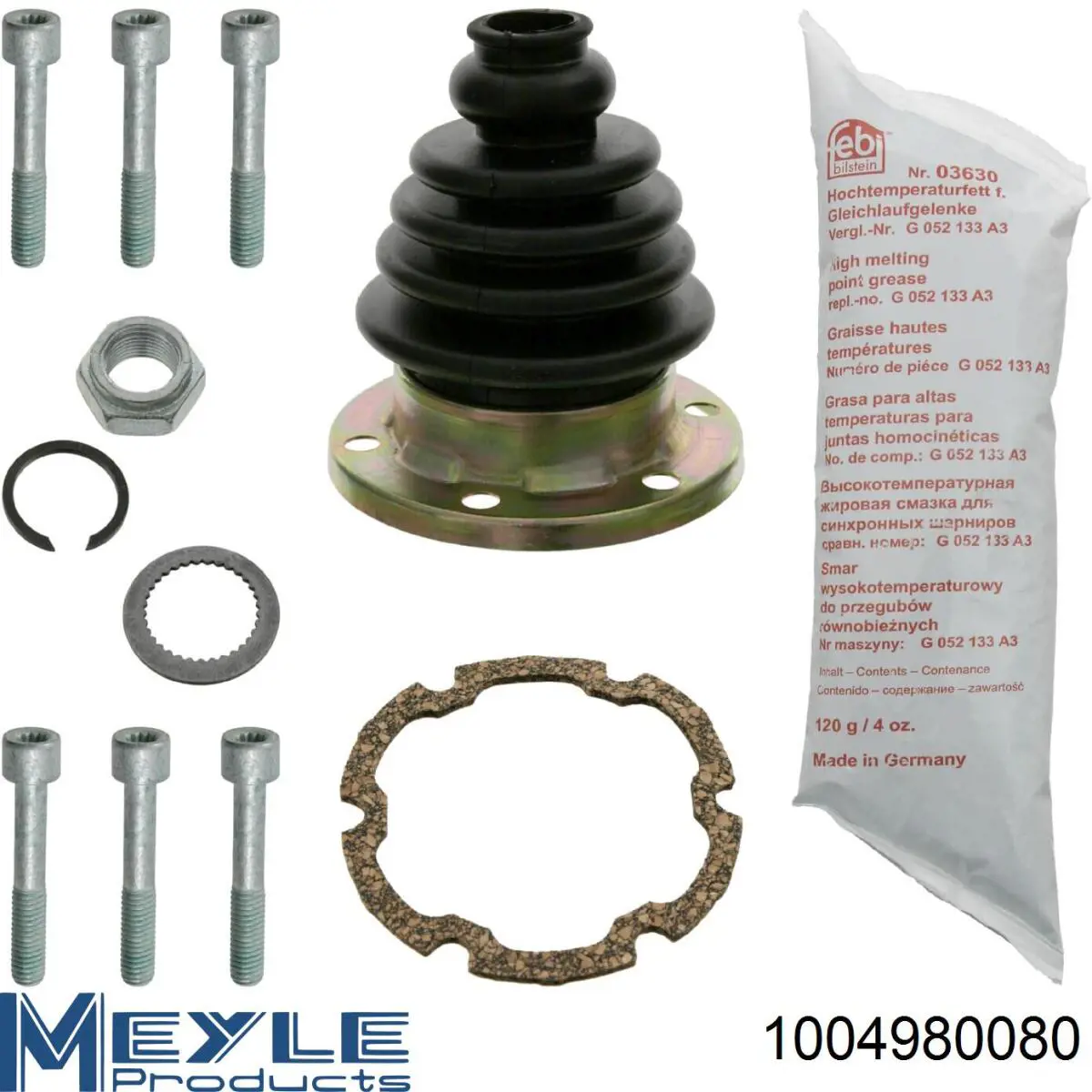 Compre 1004980080 Meyle Bota de proteção interna de junta homocinética do semieixo dianteiro