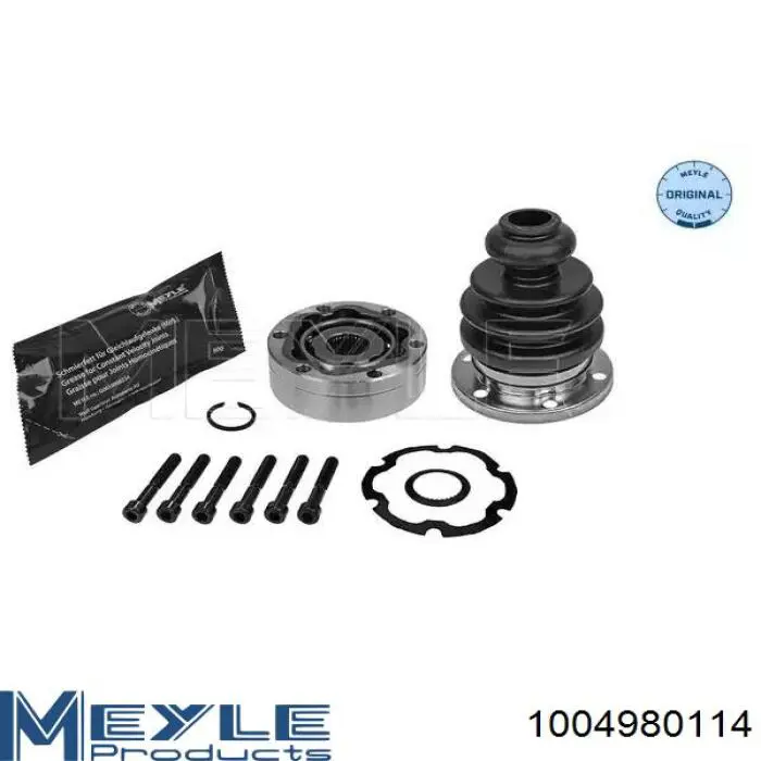 Junta homocinética interna dianteira esquerda Meyle 1004980114 preço, a partir de 40,40 USD