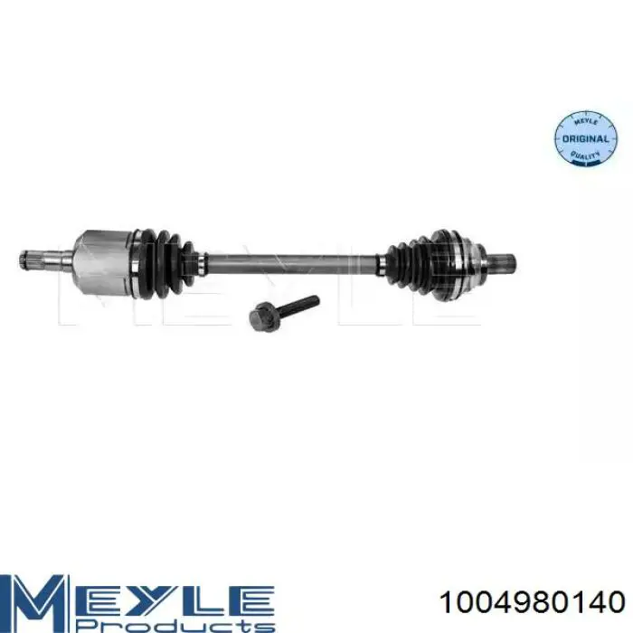 Semieixo (acionador) dianteiro esquerdo Meyle 1004980140 preço, a partir de 139,27 USD