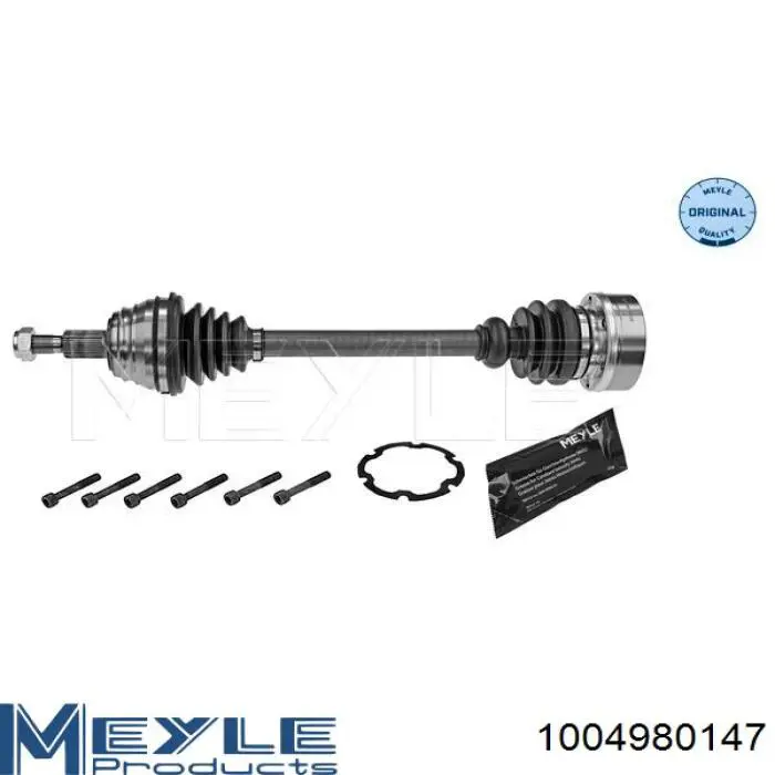 Semieixo (acionador) dianteiro esquerdo Meyle 1004980147 preço, a partir de 71,28 USD