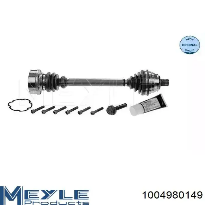Semieixo (acionador) dianteiro Meyle 1004980149 preço, a partir de 173,47 USD