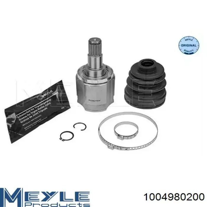 Junta homocinética interna dianteira Meyle 1004980200 preço, a partir de 40,88 USD
