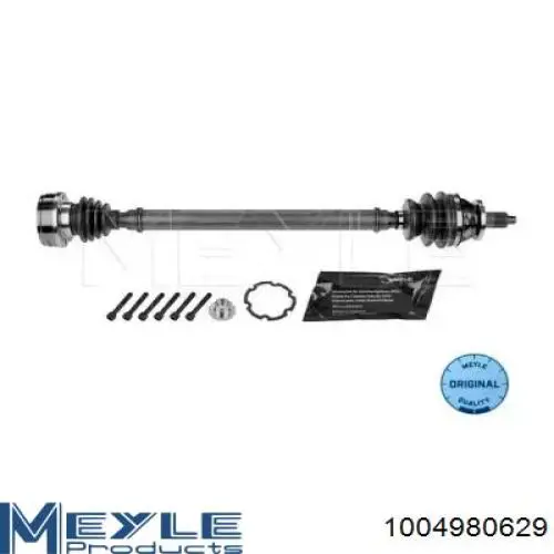 Semieixo (acionador) dianteiro direito Meyle 1004980629 preço, a partir de 123,93 USD
