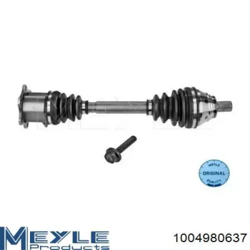 Semieixo (acionador) dianteiro esquerdo Meyle 1004980637 preço, a partir de 115,70 USD