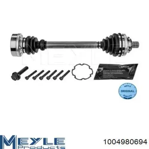 Semieixo (acionador) dianteiro direito Meyle 1004980694 preço, a partir de 118,43 USD