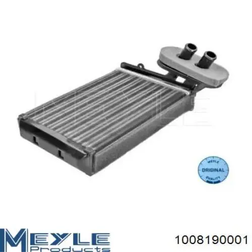 Radiador de forno (de aquecedor) 1008190001 Meyle