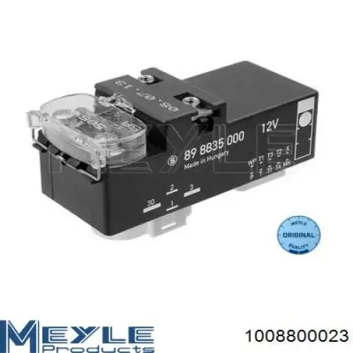 Regulador de revoluções de ventilador de esfriamento (unidade de controlo) 1008800023 Meyle