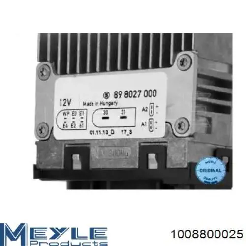 Compre 1008800025 Meyle Regulador de revoluções de ventilador de esfriamento (unidade de controlo)