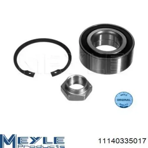 Rolamento de cubo dianteiro Meyle 11140335017 preço, a partir de 31,20 USD