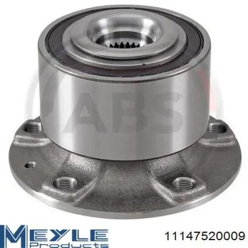 9819074780 Peugeot/Citroen Cubo traseiro