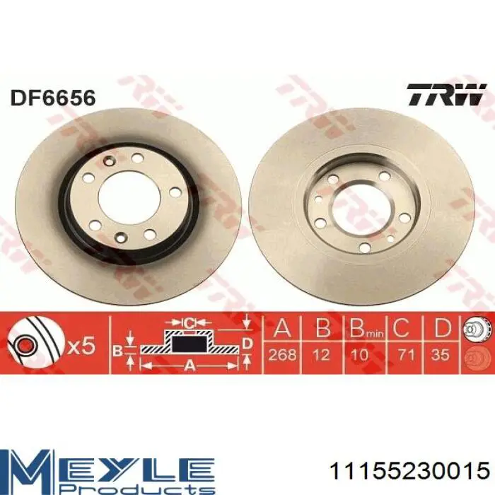 Compre BDS1220 Jurid/Bendix Disco do freio traseiro