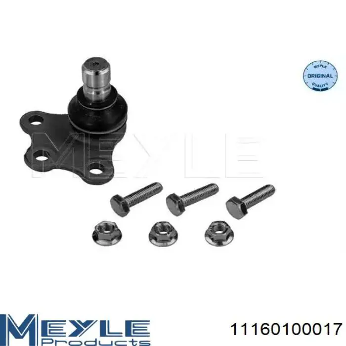 Suporte de esfera inferior Meyle 11160100017 preço, a partir de 13,78 USD