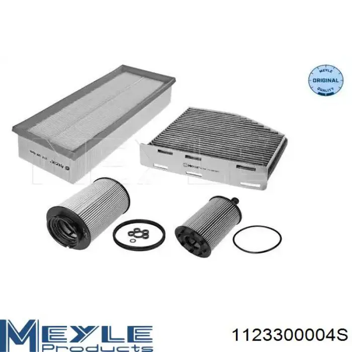 1123300004S Meyle Kit de filtros para um motor