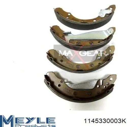Compre 1145330003K Meyle Sapatas do freio traseiras de tambor