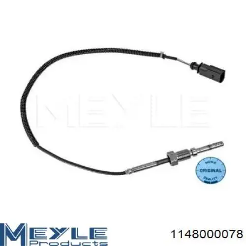 Sensor de temperatura dos gases de escape (GE), antes de turbina Meyle 1148000078 preço, a partir de 104,69 USD