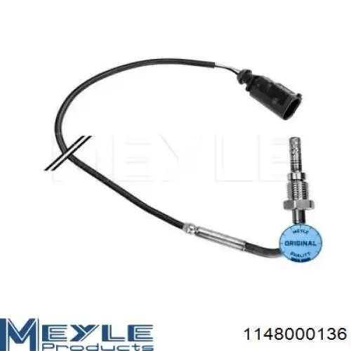 057906088M VAG Sensor de temperatura dos gases de escape (GE), esquerdo antes de turbina