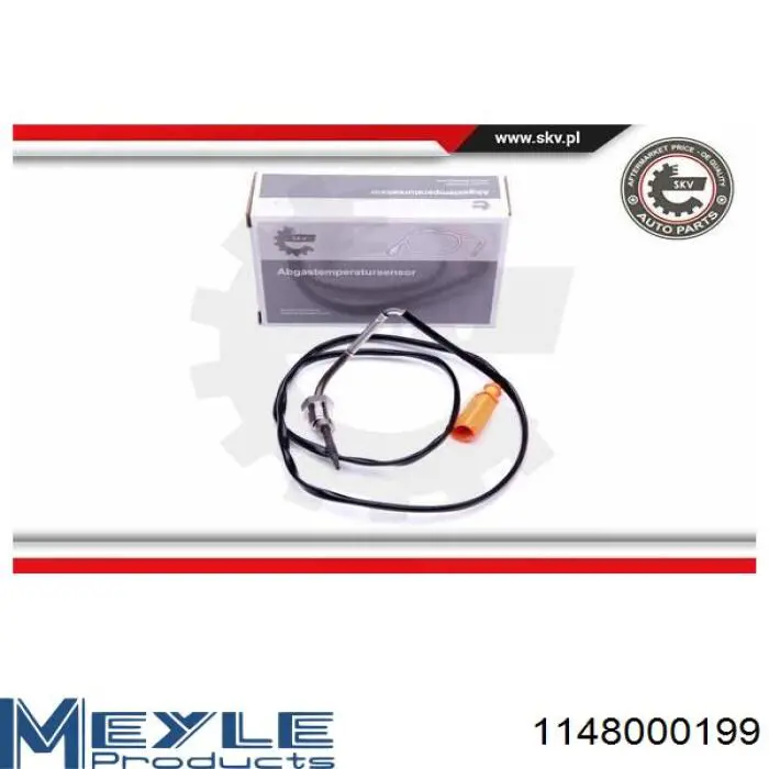 Sensor de temperatura dos gases de escape (GE), depois de filtro de partículas diesel 92329 NGK