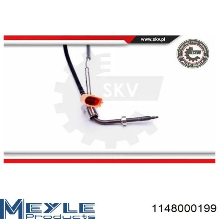 92329 NGK Sensor de temperatura dos gases de escape (GE), depois de filtro de partículas diesel