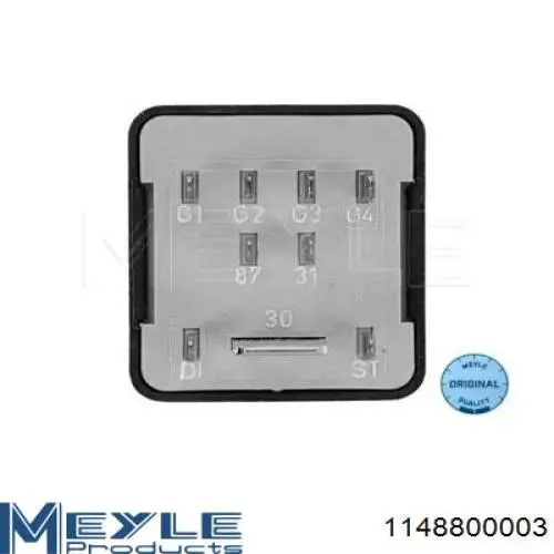 Relê das velas de incandescência Meyle 1148800003 preço, a partir de 75,25 USD