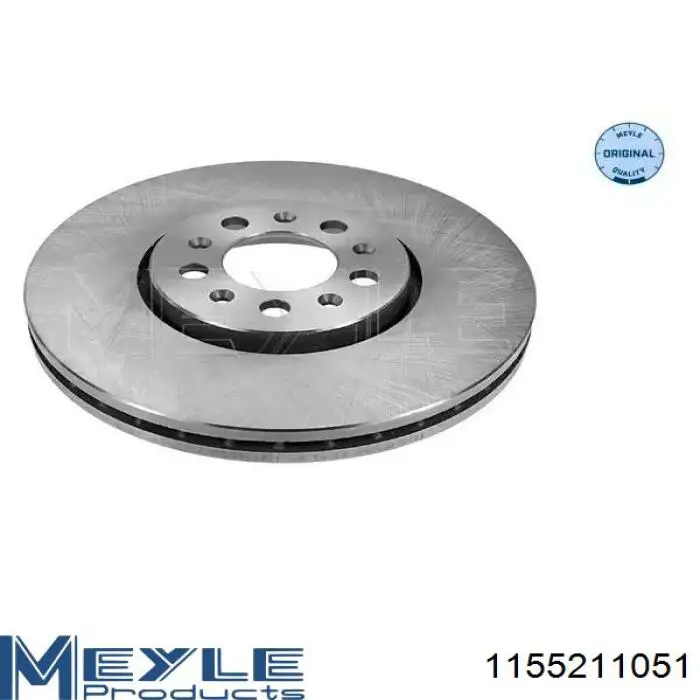 Disco do freio dianteiro Meyle 1155211051 preço, a partir de 47,99 USD