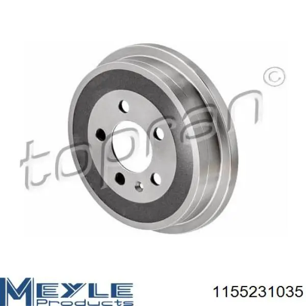 Compre 1155231035 Meyle Tambor do freio traseiro