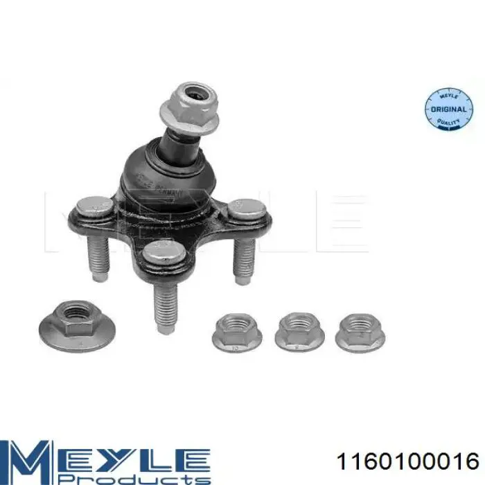 Suporte de esfera inferior direito Meyle 1160100016 preço, a partir de 23,72 USD