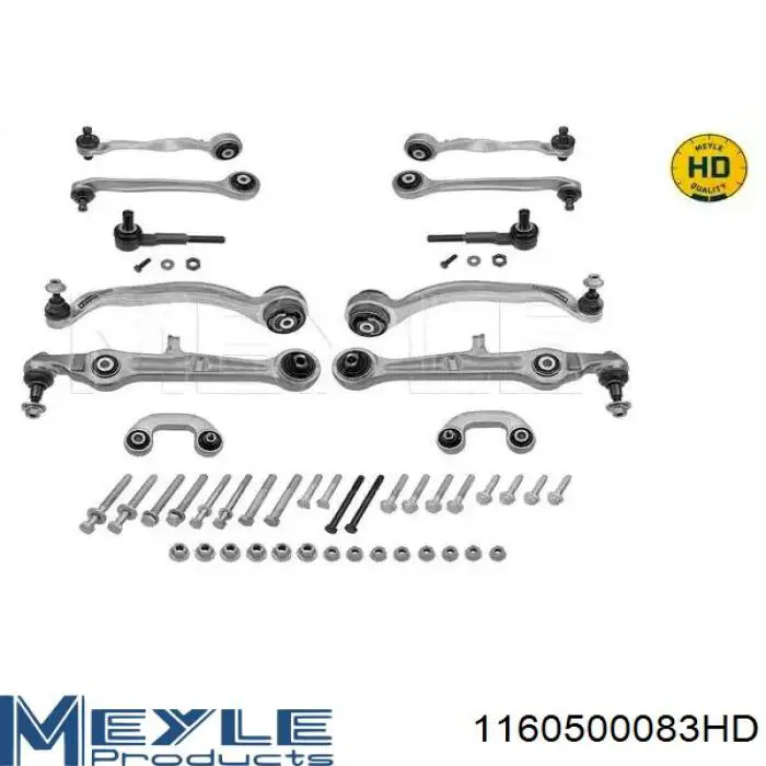 Kit de braços oscilantes de suspensão dianteira Raiso RL8E0498KIT preço, a partir de 291,47 USD