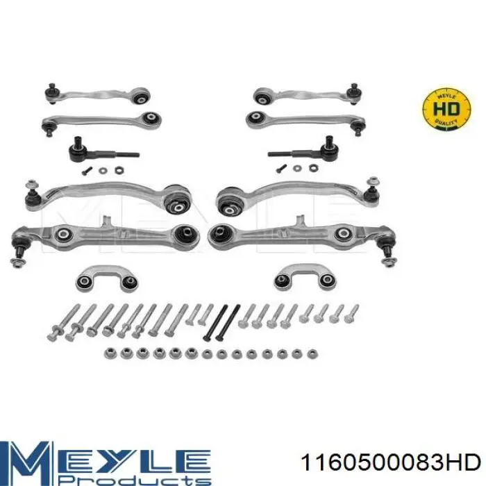 Kit de braços oscilantes de suspensão dianteira RL8E0498KIT Raiso