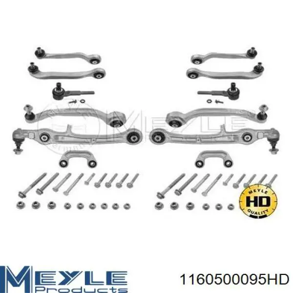Compre 1160500095HD Meyle Kit de braços oscilantes de suspensão traseira