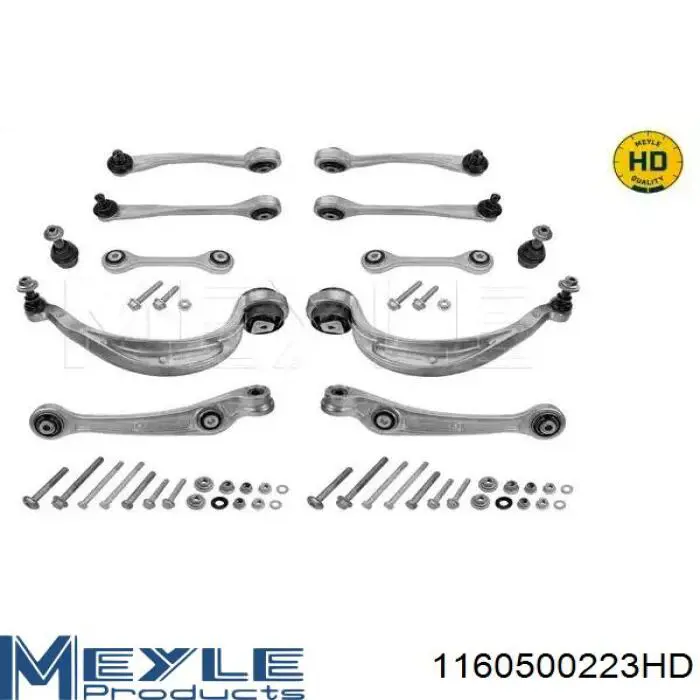 1160500223HD Meyle Kit de braços oscilantes de suspensão dianteira