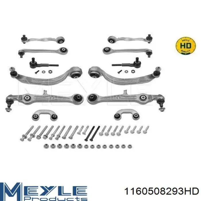 Compre 1160508293HD Meyle Braço oscilante superior direito de suspensão dianteira