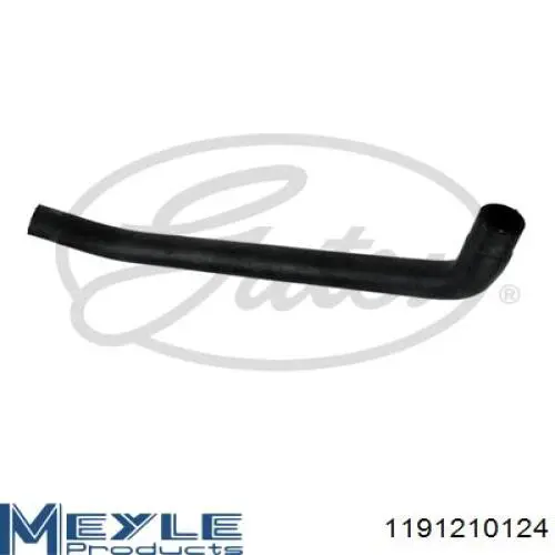 Mangueira (cano derivado) do radiador de esfriamento superior Meyle 1191210124 preço, a partir de 19,26 USD