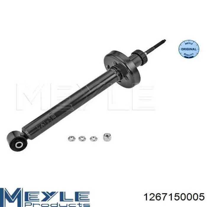 Amortecedor traseiro 1267150005 Meyle