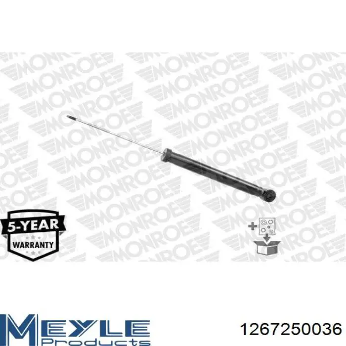 Amortecedor traseiro Meyle 1267250036 preço, a partir de 40,95 USD