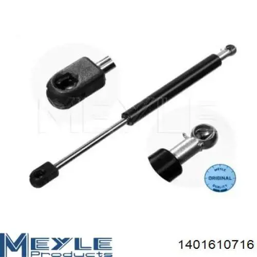 Amortecedor de tampa de porta-malas (de 3ª/5ª porta traseira) GS0103 Magneti Marelli