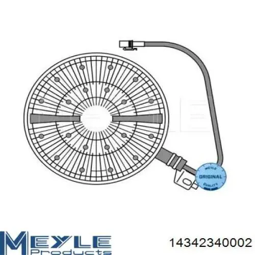 Acoplamento viscoso de ventilador de esfriamento 1916598 DAF