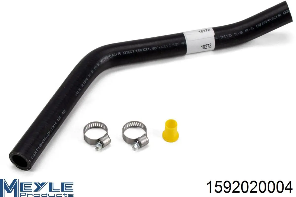 Compre 1592020004 Meyle Mangueira da Direção hidrâulica assistida de pressão baixa, desde o tanque até a bomba