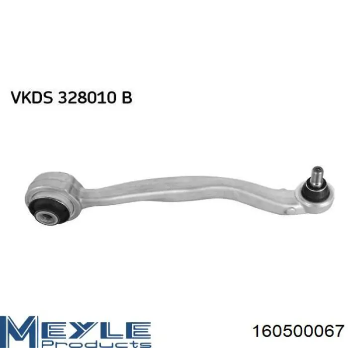 Compre 160500067 Meyle Braço oscilante inferior direito de suspensão dianteira
