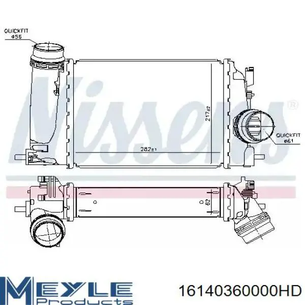 Cano derivado de ar, saída de turbina (supercompressão) 2714PT2 Polcar
