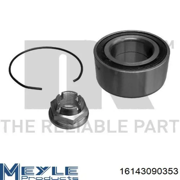Compre 16143090353 Meyle Rolamento de cubo dianteiro