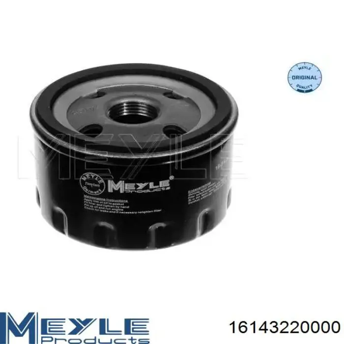 Filtro de óleo Meyle 16143220000 preço, a partir de 5,43 USD