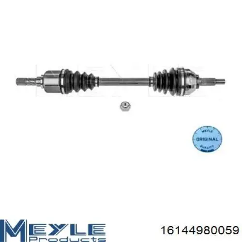 Semieixo (acionador) dianteiro esquerdo Meyle 16144980059 preço, a partir de 134,47 USD