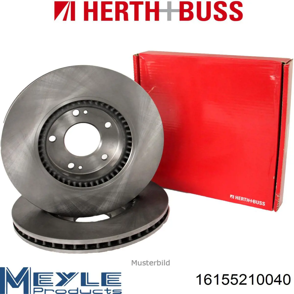 Compre 16155210040 Meyle Disco do freio dianteiro