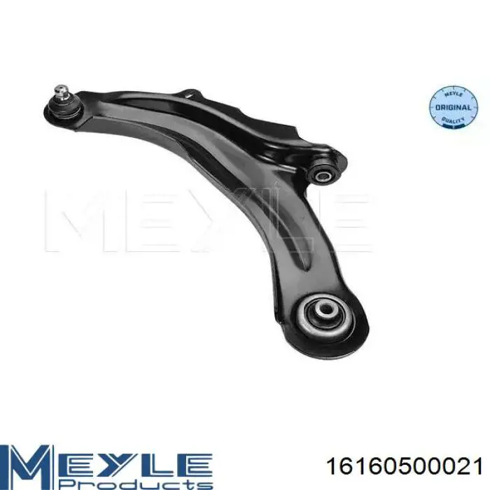 Braço oscilante inferior esquerdo de suspensão dianteira Meyle 16160500021 preço, a partir de 42,56 USD