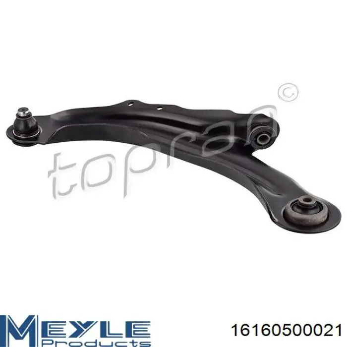 Compre 16160500021 Meyle Braço oscilante inferior esquerdo de suspensão dianteira