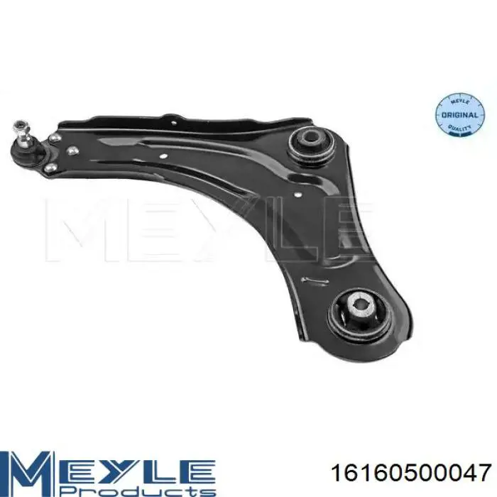 Braço oscilante inferior esquerdo de suspensão dianteira Meyle 16160500047 preço, a partir de 50,89 USD