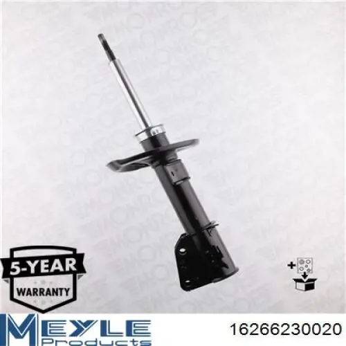 Amortecedor dianteiro Meyle 16266230020 preço, a partir de 72,45 USD